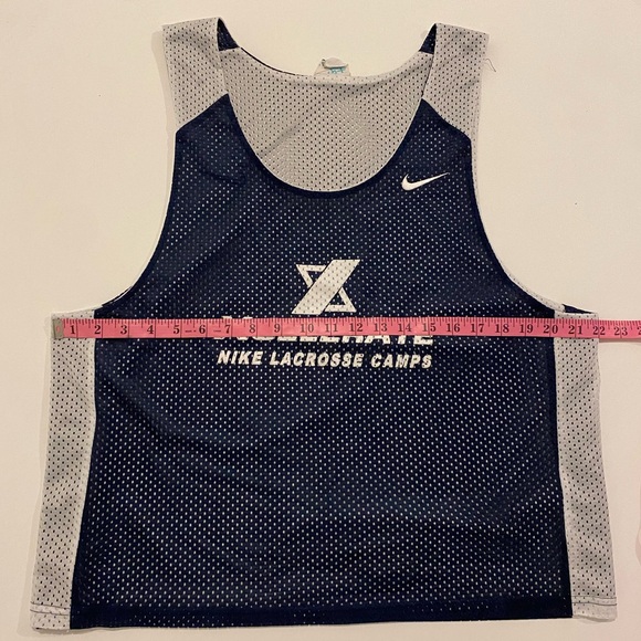 Reversible Nike Xcelerate Lacrosse Jersey Camps Tank Navy/white S/M - Picture 6 of 7